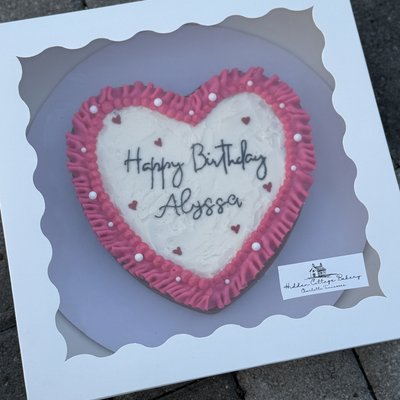 8” Heart Cookie Cake