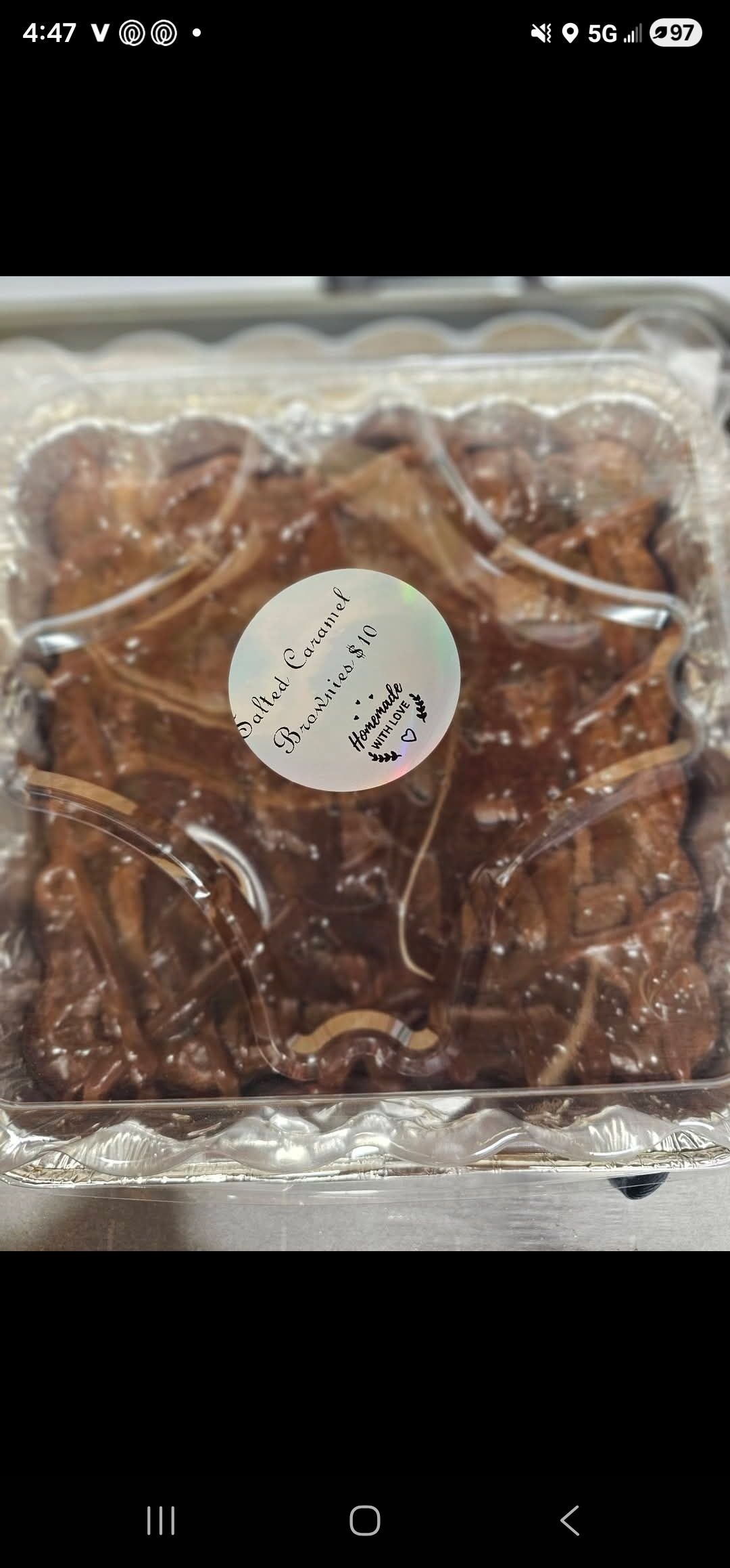 Salted caramel brownie Pan