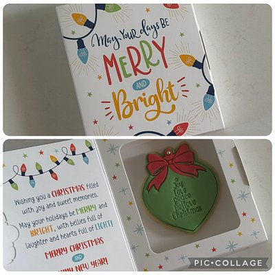 Bauble Cookie Card