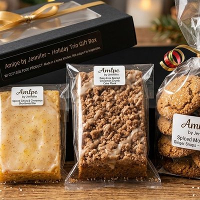Holiday Trio Bundle Option
​"The Ample Outpost Hoildat Sampler Trio Box