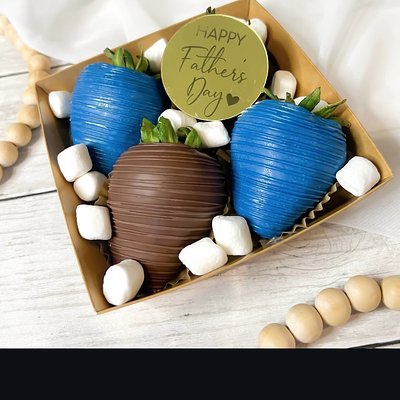 4ct Dipped Strawberries 