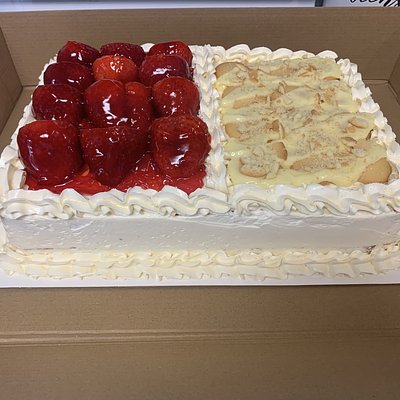 Strawberry Shortcake And Banana Pudding Cake