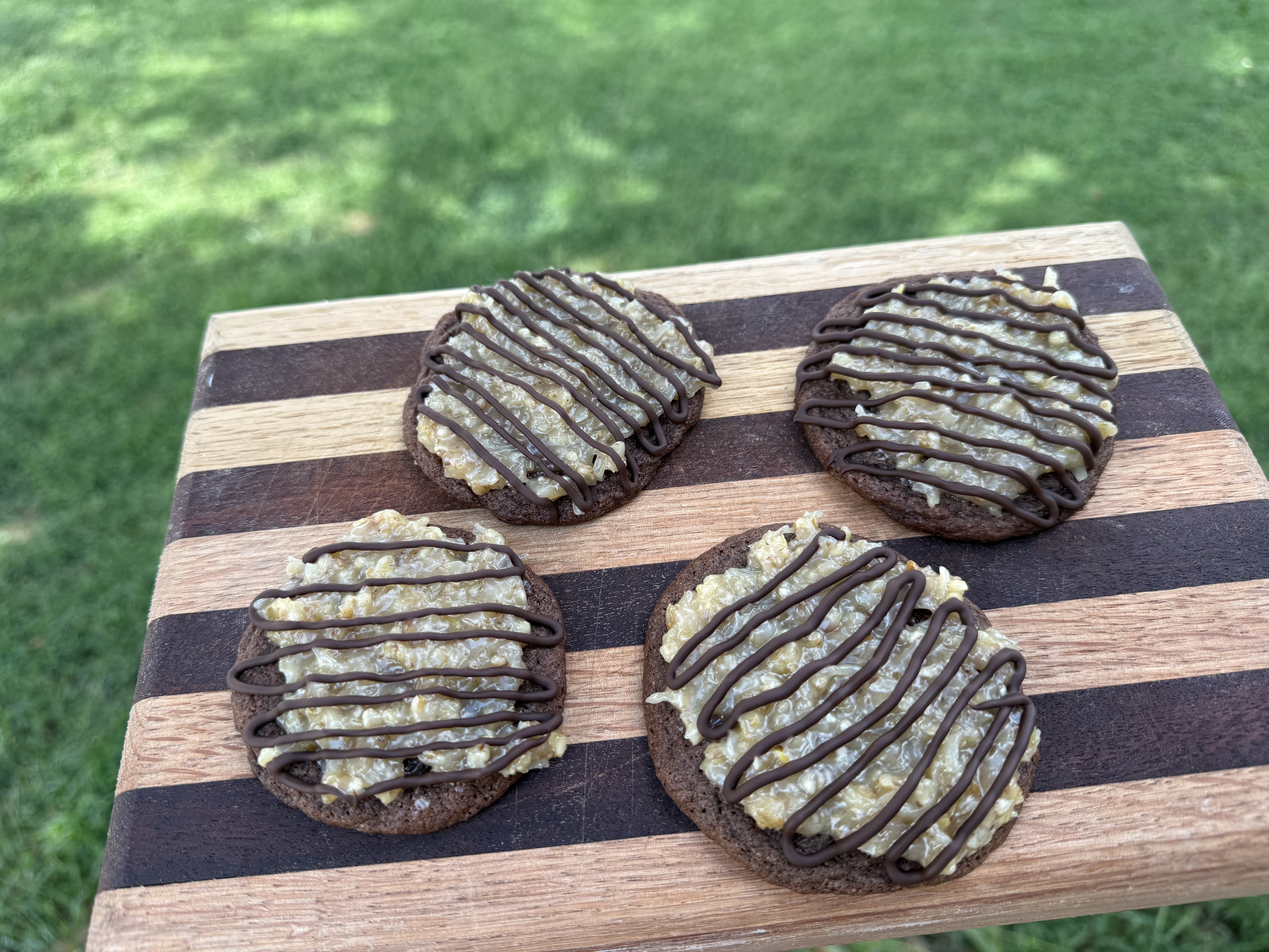 1 Doz. German Chocolate Cookies. 