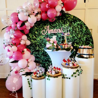 FAIRY garden Sweets Station and Photo area