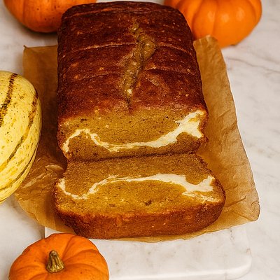 Pumpkin Swirl Bread Full Loaf 
