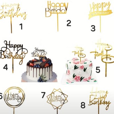 Happy Birthday (Gold)