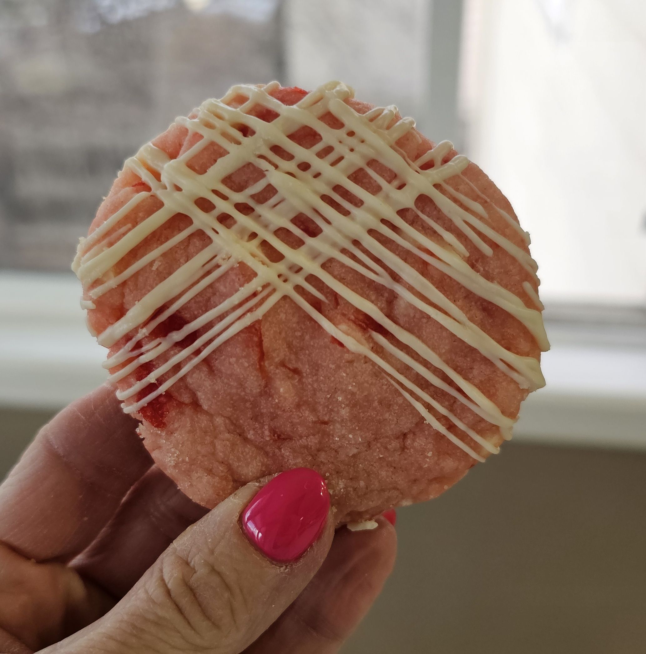 Maraschino Cherry White Choc Shortbread