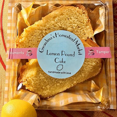 Lemon Pound Cake (2 Slices)