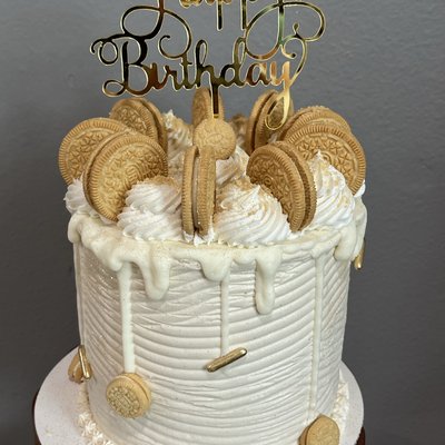 Golden Oreo Cake