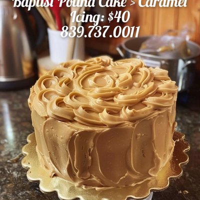 Baptist Caramel Pound Cake 