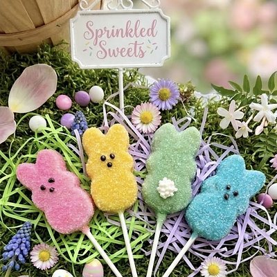 Funfetti Bunny Cake Pops 🐰