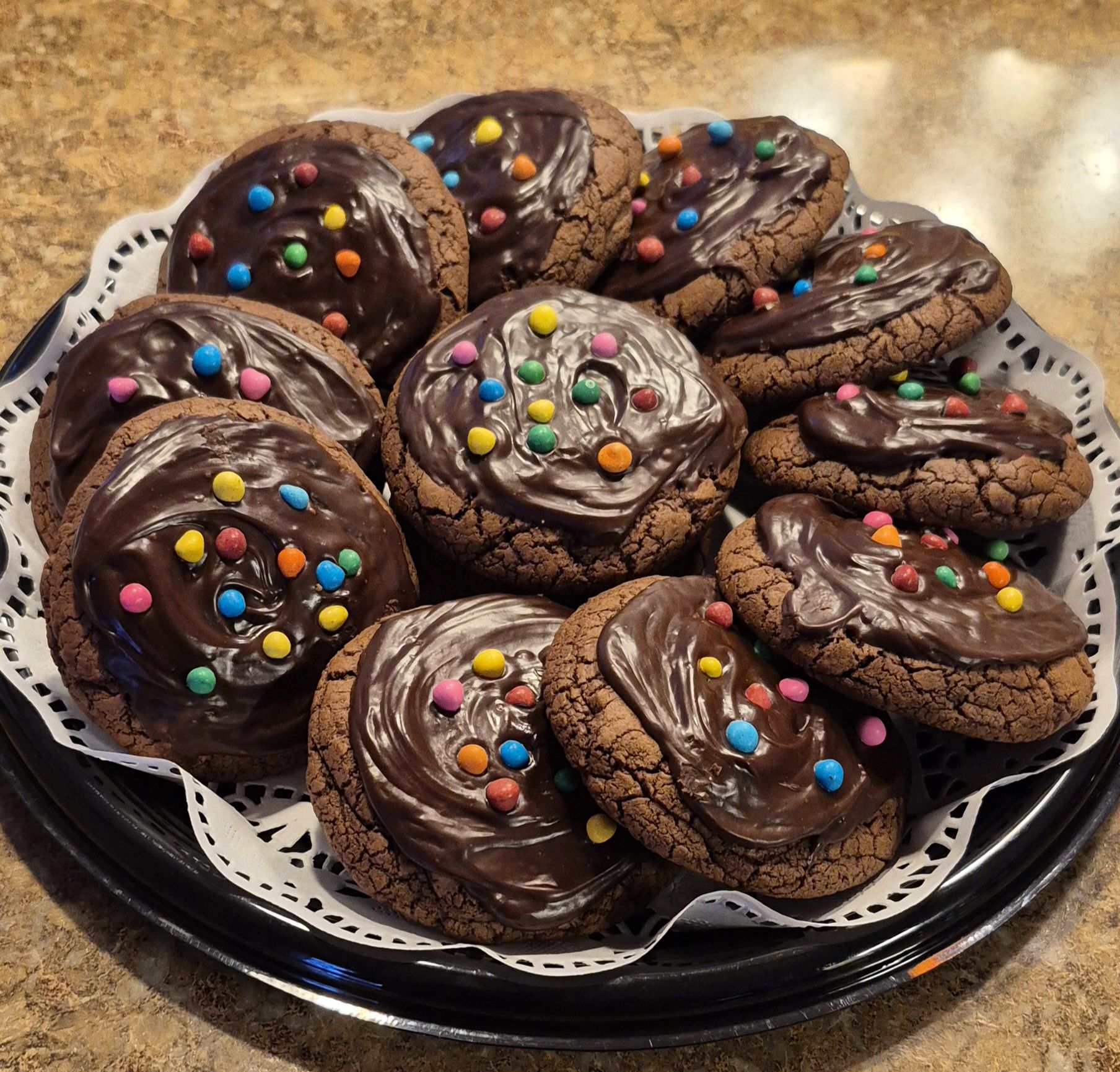 Cosmic Brownie Cookies