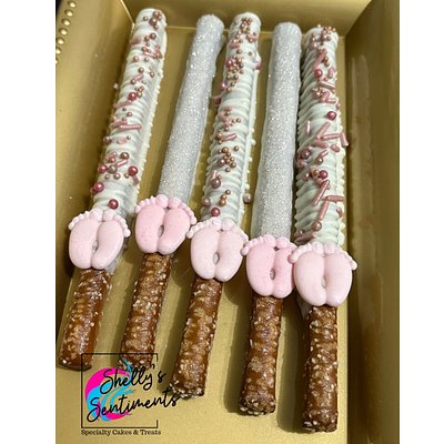 Chocolate Covered Pretzel Rods 