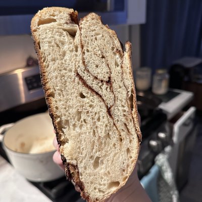 Brown Sugar and Cinnamon Sourdough Loaf