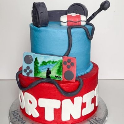 Two Tiered 8 Inch And 10 Inch Cake