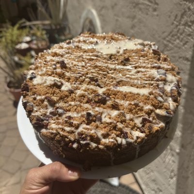 Hummingbird Coffee Crumble Cake