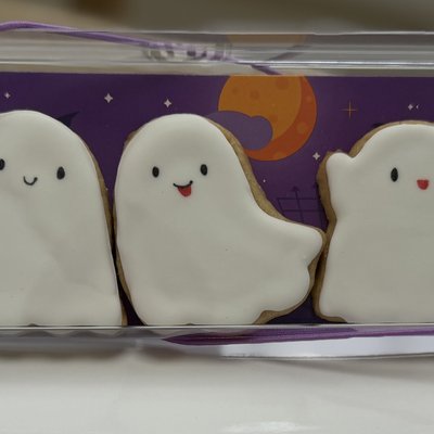 (4) Mini Spooky Ghost