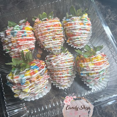 Half Dozen Toppings Strawberries 