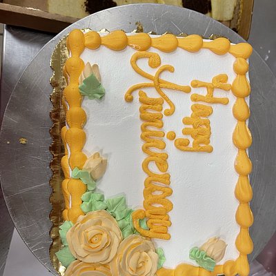 Decorated Sheet Cake 