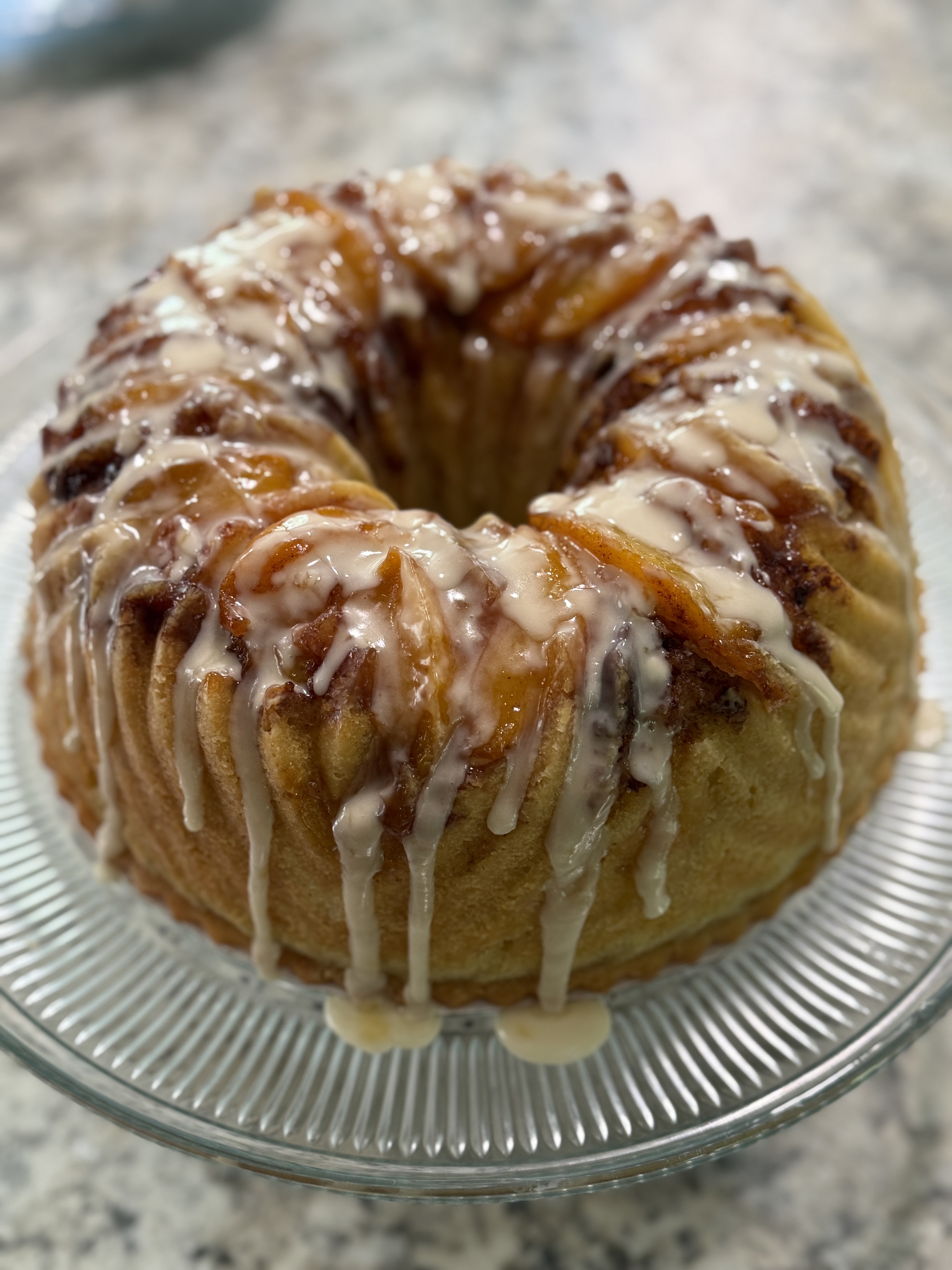Peach Cobbler Pound Cake 