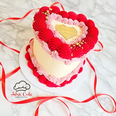Mini Valentine's Heart Cake