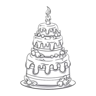8" + 6" Custome Tiered Cakes