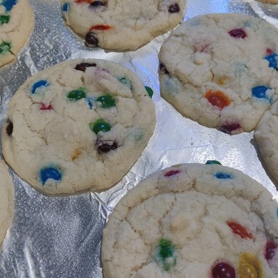 Gluten Free mnm's Sugar Cookies (13)
