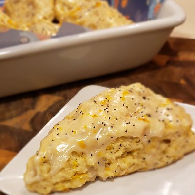 Scone: Orange Poppy