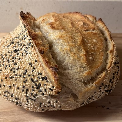 Sesame Seed Artisanal Round Loaf