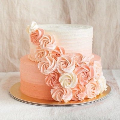 8” + 10” Two Tier Cake 