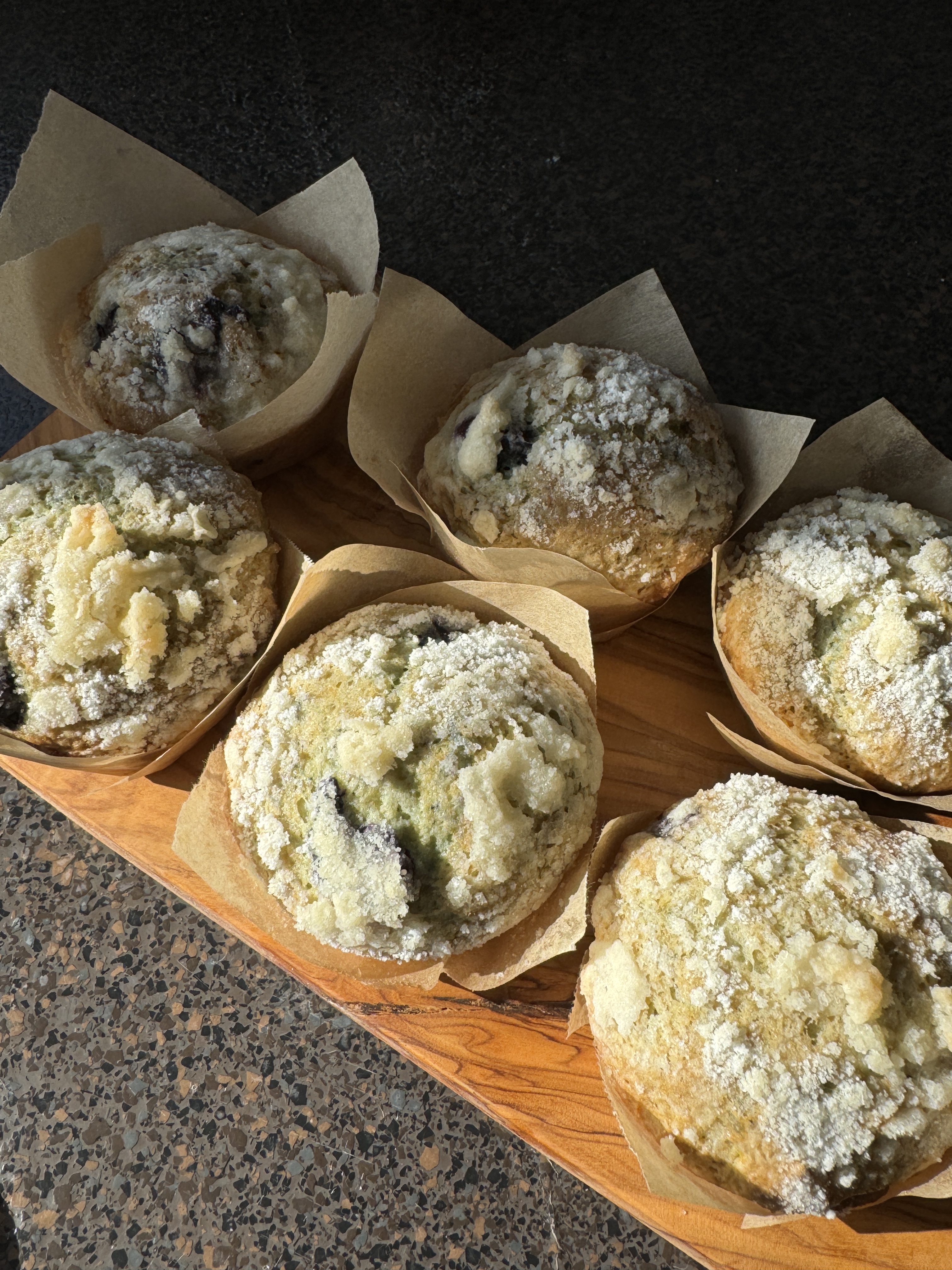 Blueberry Crumble Muffins