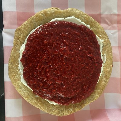 Raspberry Cream Pie