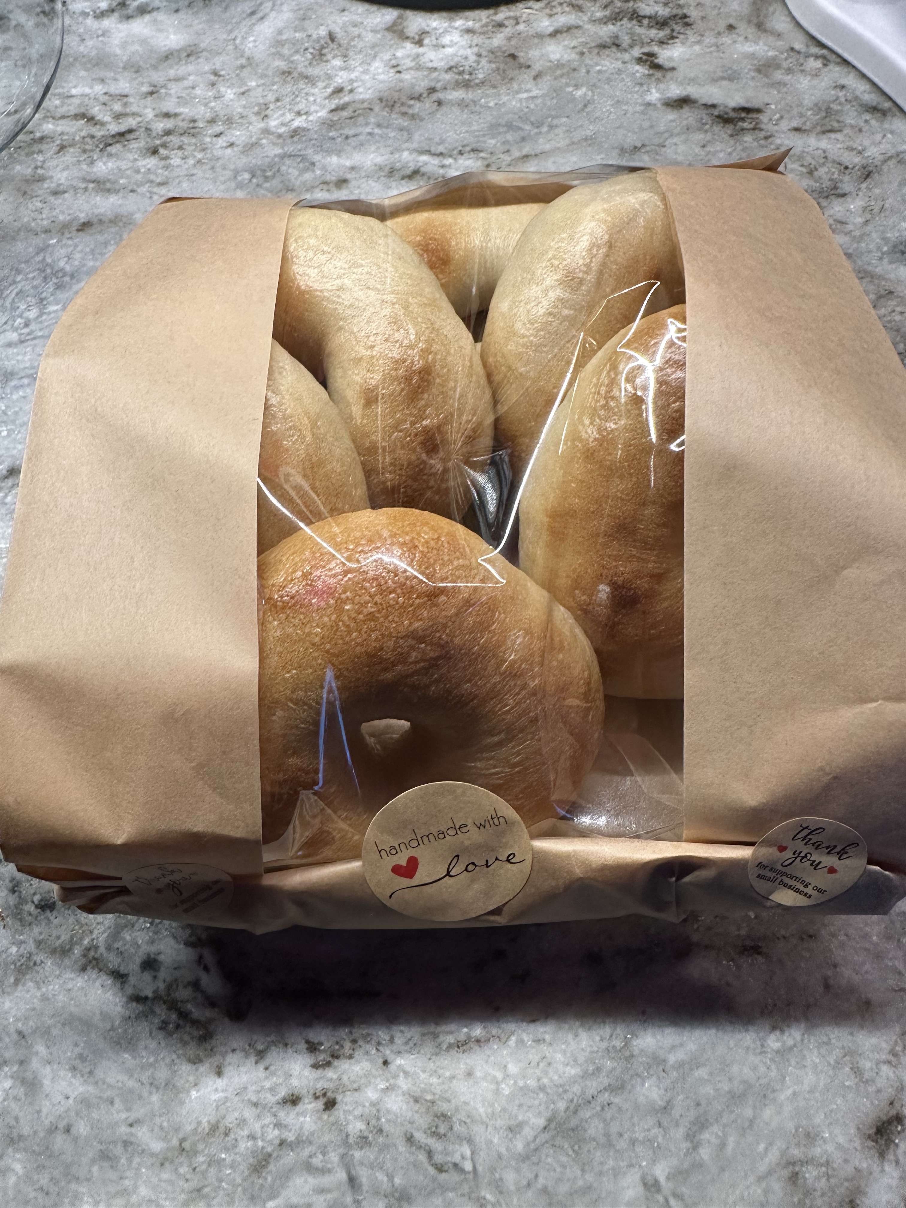 Plain Sourdough Bagels