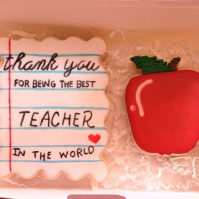 Teacher Appreciation Sugar Cookie Gift Box