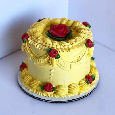 6” Two Layered Custom Round Cake