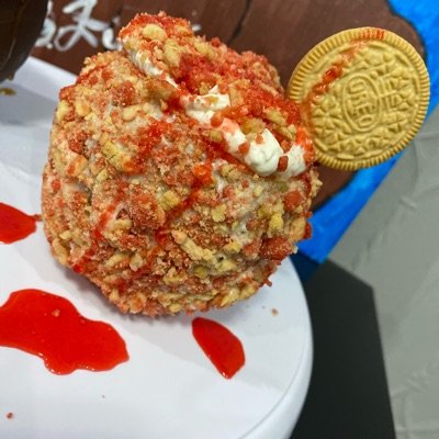 Cheesecake Stuffed Apples 