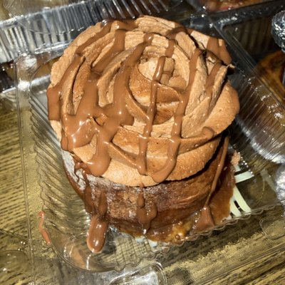 One Triple Chocolate Cinnamon Roll