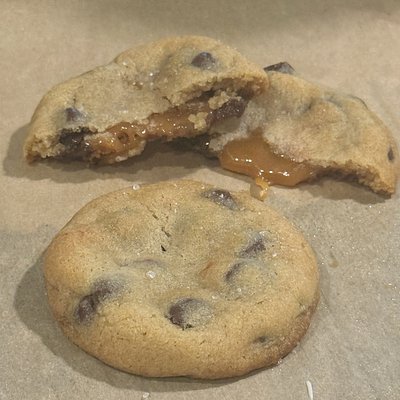 Caramel STUFFED Dark Choco Chip 2 Pack