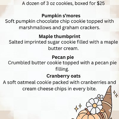 Thanksgiving Cookie Boxes