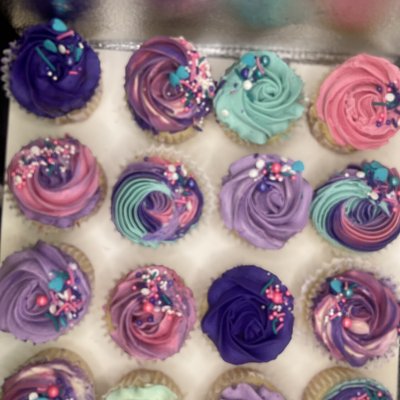 Multicolor Celebration Cupcakes