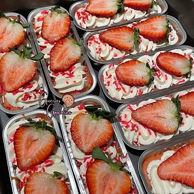Mini Loaf Strawberry Cake