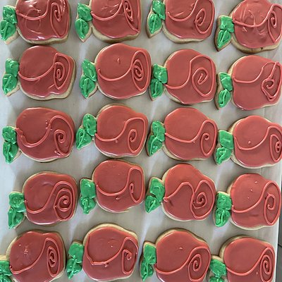 Decorated sugar cookies