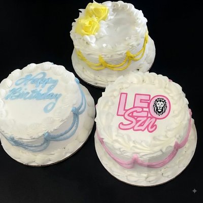 8" ROUND DOUBLE LAYER CAKE 