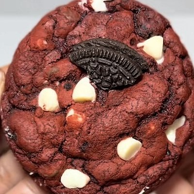 valentine's day feature - red velvet white chocolate chip 