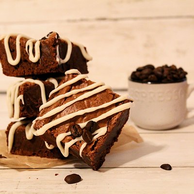 Espresso Buzz Brownies - Dozen