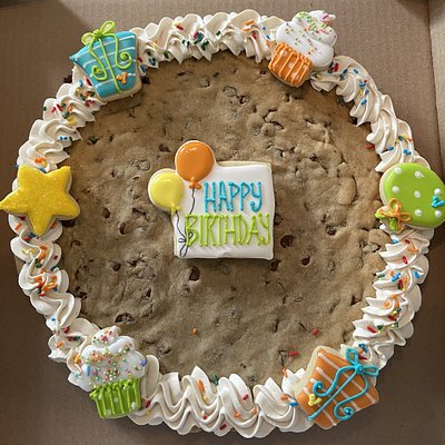Custom Cookie Cake