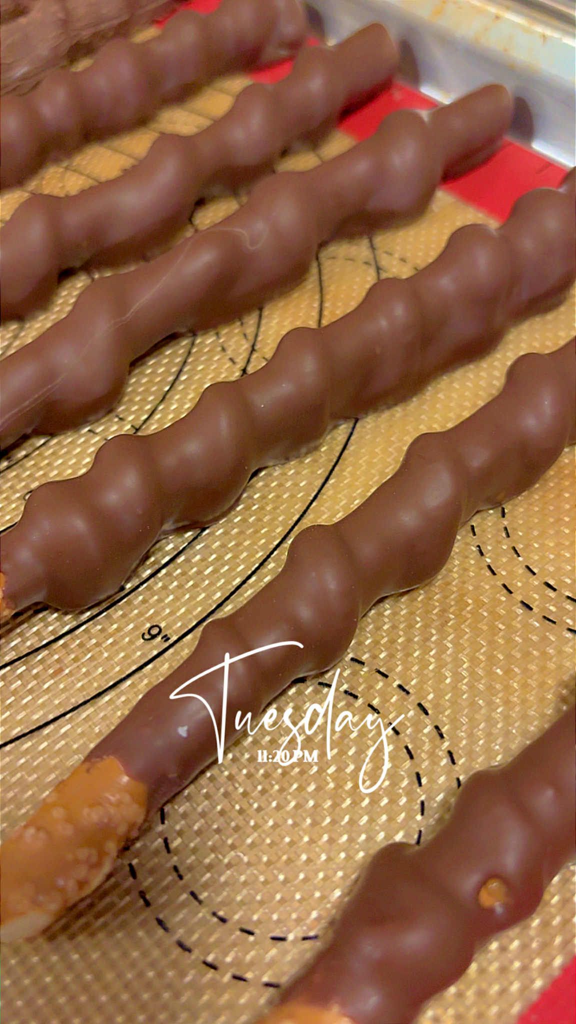 Chocolate Dipped Pretzels 