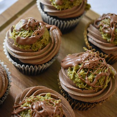 Dubai Chocolate Cupcakes