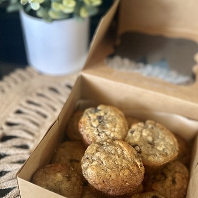 Mini Banana Chocolate Chip Muffins Or Blueberry Muffins