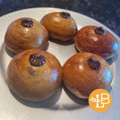 Pan Dulce Relleno De Nutella x 6 Unidades